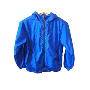 GAP Boy’s Blue Long Sleeve Hooded Lightweight Windbreaker Jacket Large